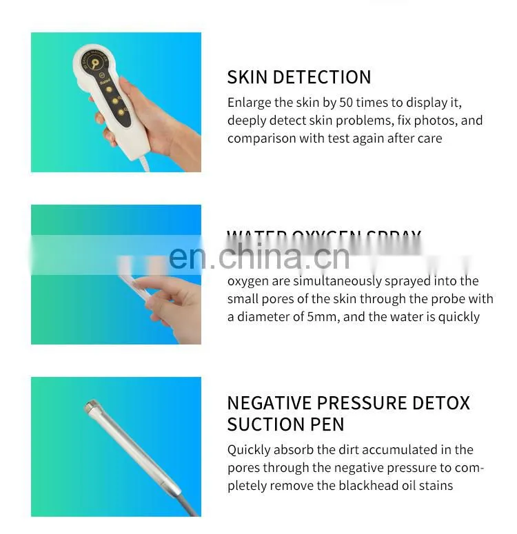 7 IN 1 Hydration Oxygen Jet Therapy Skin Analysis Machine Deep Cleaning Nourishing Skin Rejuvenation Skin Care Beauty Instrument