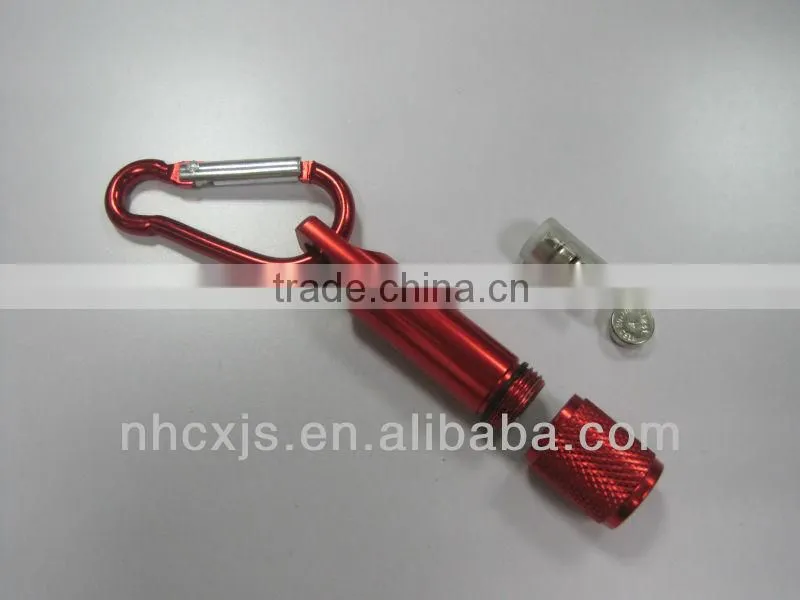 aluminium 1 led mini keychains flashlight for promotion gift