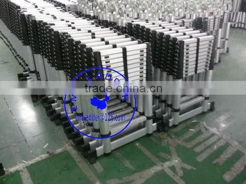 TELESCOPIC 3.2m ALUMINIUM DIY FOLDABLE EXTENDABLE BULIDERS MULTI PURPOSE LADDER