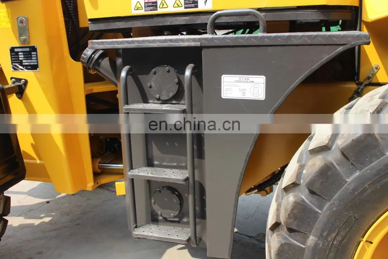 Factory Direct Joystick Strong 4 wheel drive 2 ton loading weight mining small front loader
