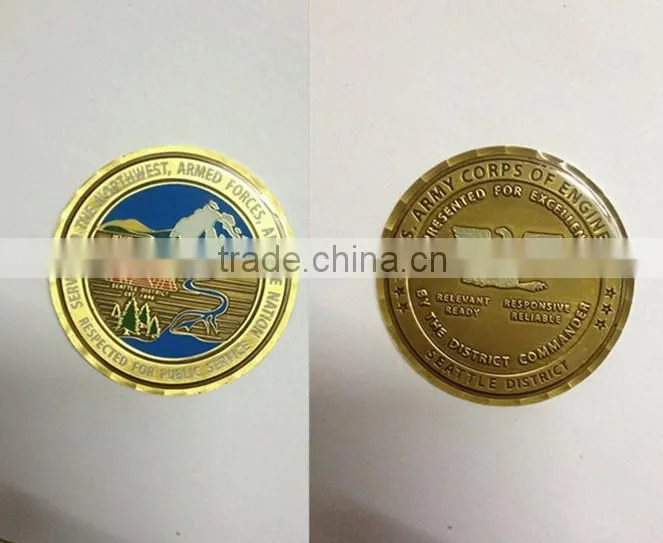 metal coin/challenge coin/coin with epoxy