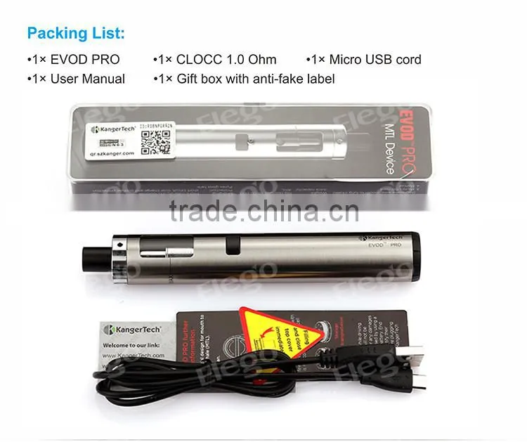 New Arrival Kanger Evod Pro Starter Kit Kangertech Evod Pro All in One Kit Wholesale from Eelgo