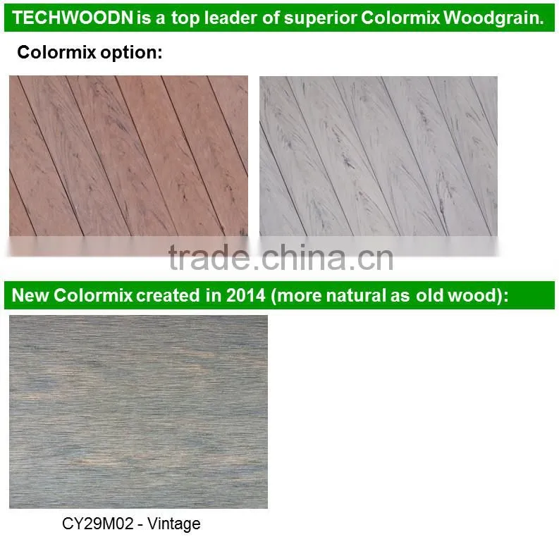 New model wpc composite decking for engineered