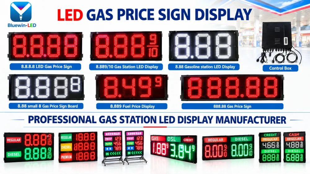 Fabricants en Chine d'équipements de station-service et d'enseignes de prix de carburant LED