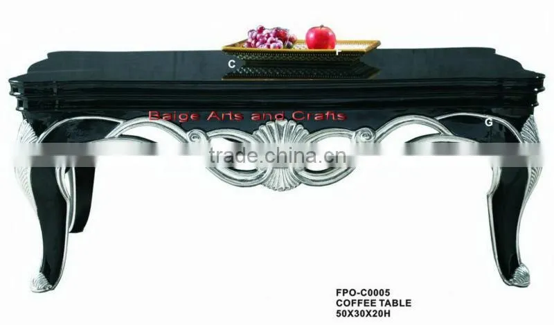 2013 Hot Sale Wood Carved Antique Mirrored Console Table S-0005