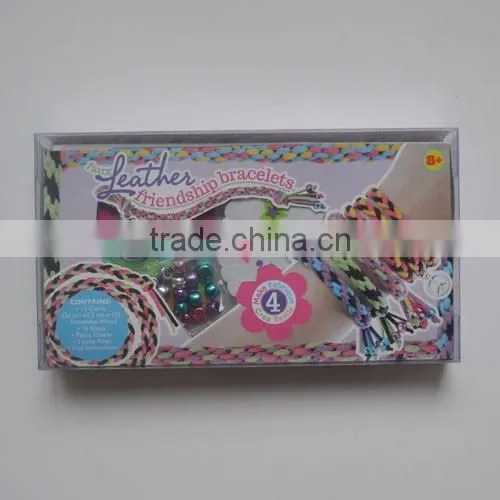 New Products 2016 Factory Price China Wholesale Faux Leather Friendship Bracelet for kids
