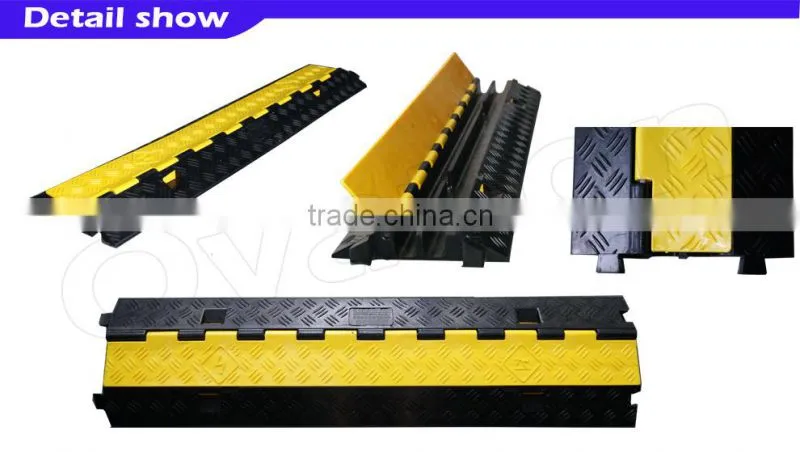 Rubber 2 Channel Cable Protector