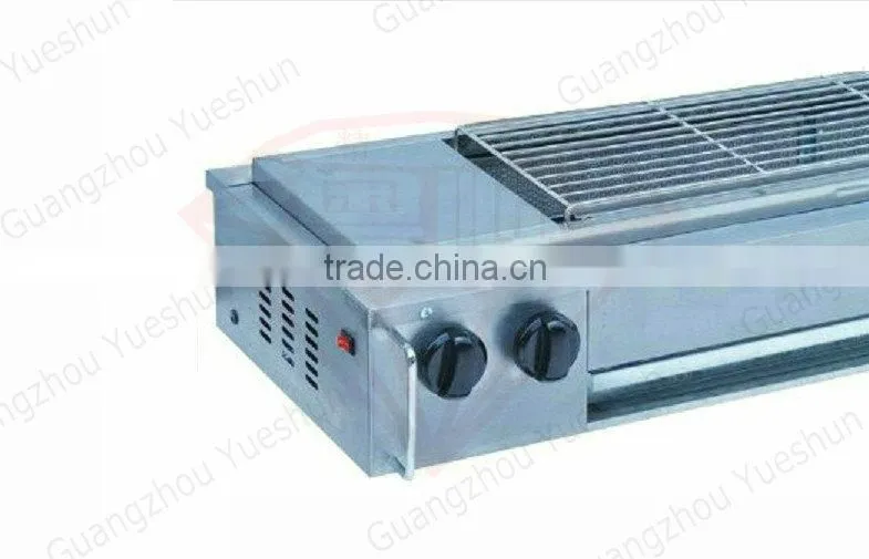 High quality commercial kitchen gas barbecue grill BBQ machine