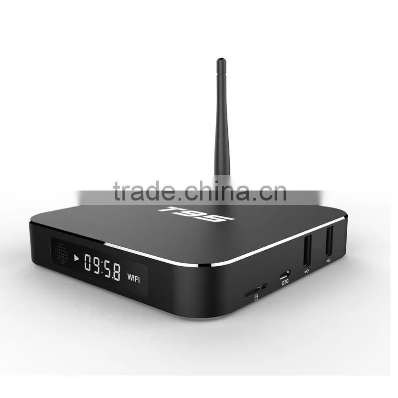 2016 hot selling kodi 16.0 amlogic s905 t95 android 5.1 tv box 1gb 2gb t95 ott box
