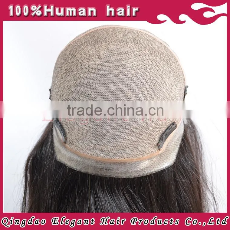 New arrival high quality silky straight human hair silk base malaysian hair full lace wig with bang