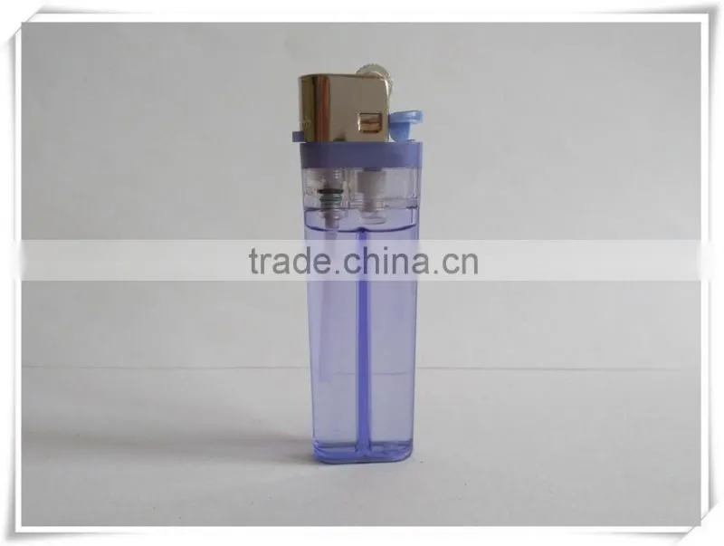 Cheapest classic plastic lighter transparent flint lighter FH-003 with butane gas