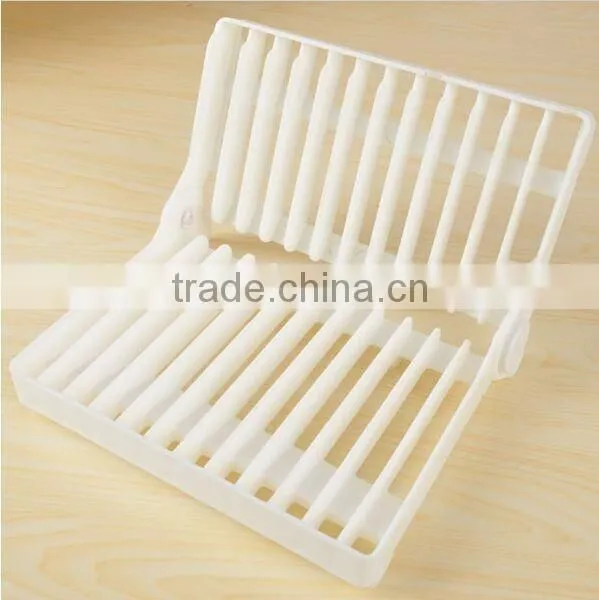 Foldable Kitchen Dish Drying Rack Plate Drainer Holder Organizer Storage