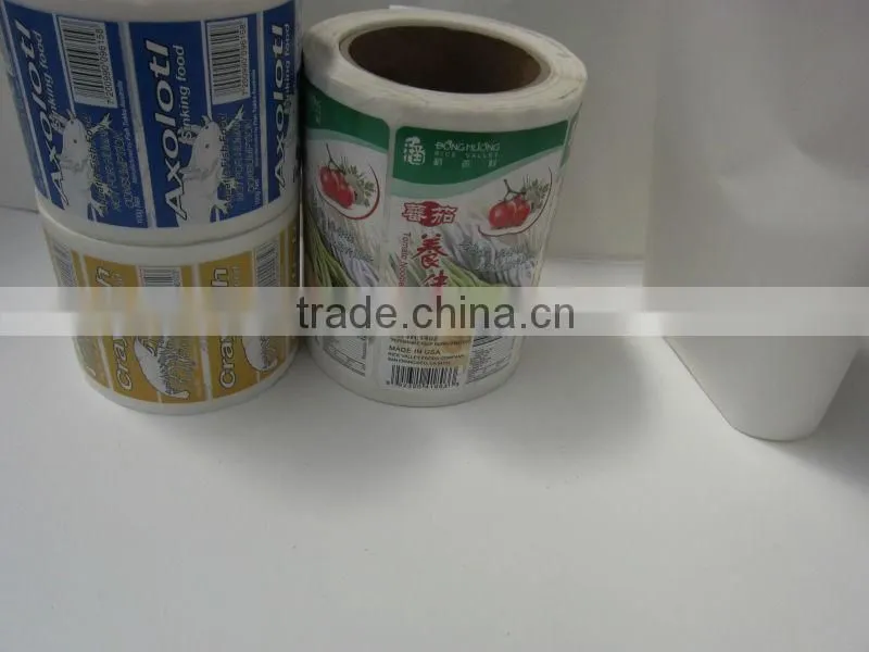 nontoxic food label sticker for pack