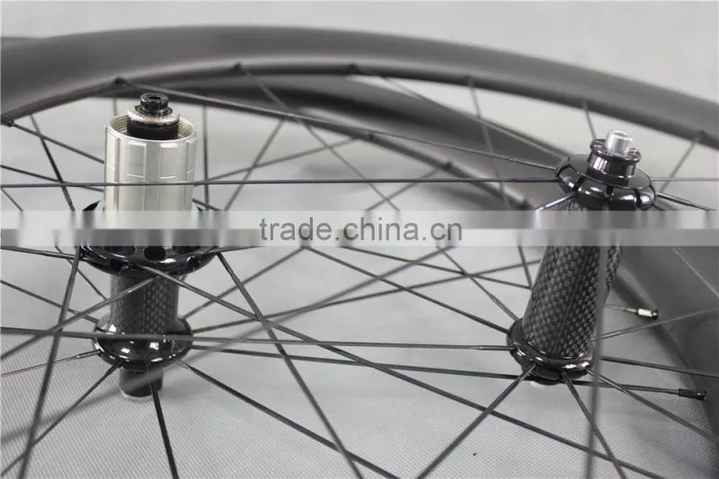 56mm clincher bicycle wheelset 700c road bike wheelset powerway M71 wheels carbon road bike wheelset W56C