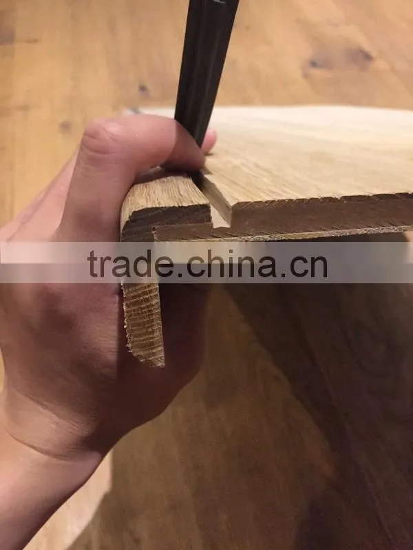 engineered wood stair with bullnose