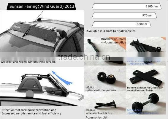 Car Roof top fins, 4X4 fins and car roof fins