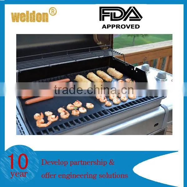 100% non-stick teflon coating heat resistant grill mat PFOA free