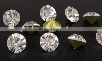 Mc chatons 888 quality, chaton glass stones, point back stones