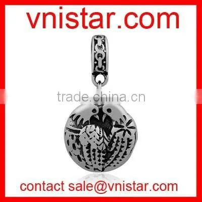 Vnistar stainless steel made Medusa charm pendant for european jewelry making T309P