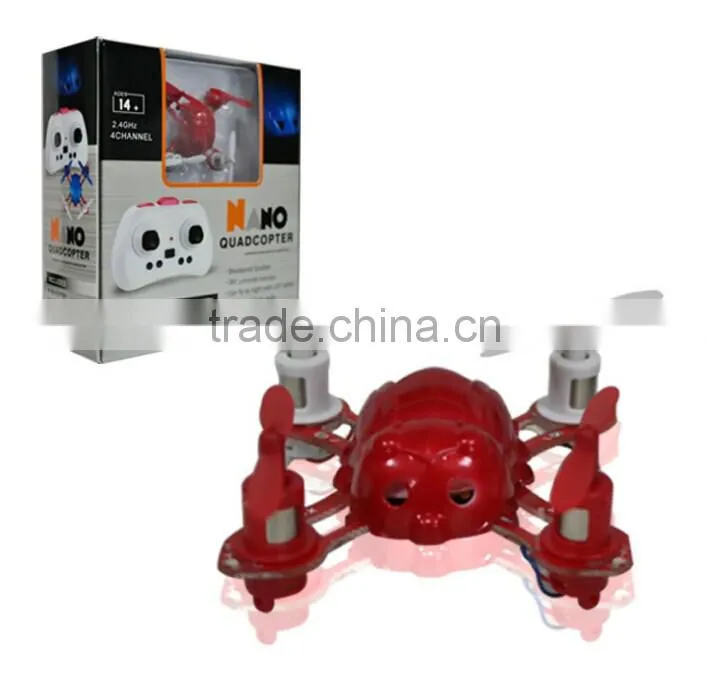 4CH nano rc mini quadcopter toy for wholesale with LED light