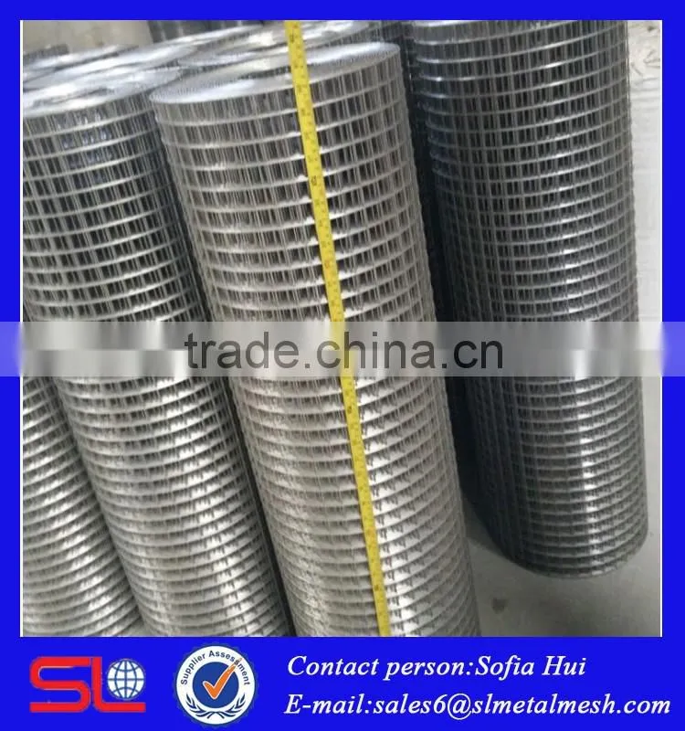 High quality galvanized and PVC coated welded wire mesh factory