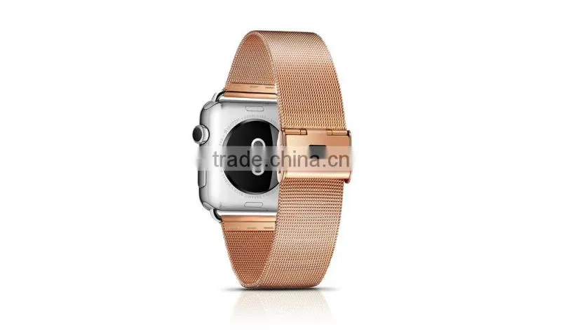 Icarer Milan Series Stainless Steel Watch Band For 42MM Apple Watch Wrist Strap For Iwatch MT-3996