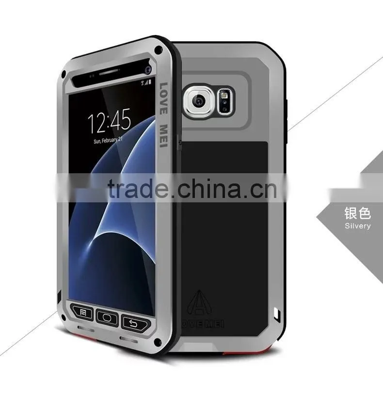 Love Mei Shockproof Soft TPU Full Rubber Back Case for Samsung Galaxy S7 MT-5497
