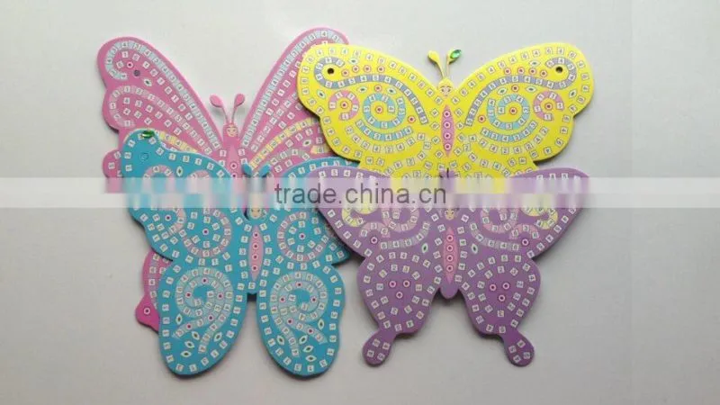 butterfly diy mosaic eva sticker for children