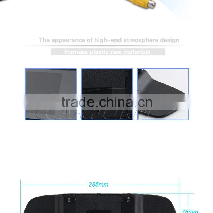 car rear view mirror 3.5 inch 12v dc lcd monitor