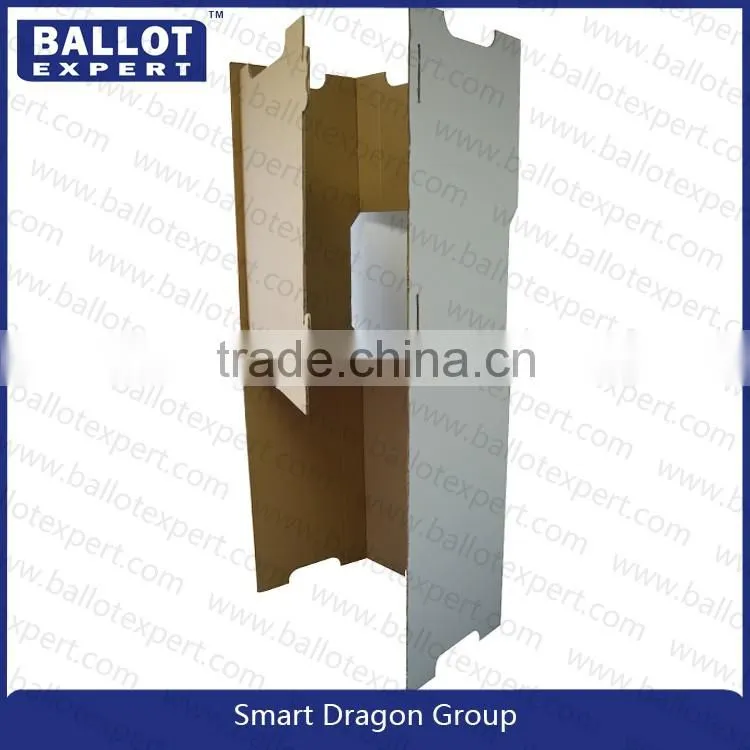 JYL SE-TDC007 factory direct sales cardboard voting booth with high quality
