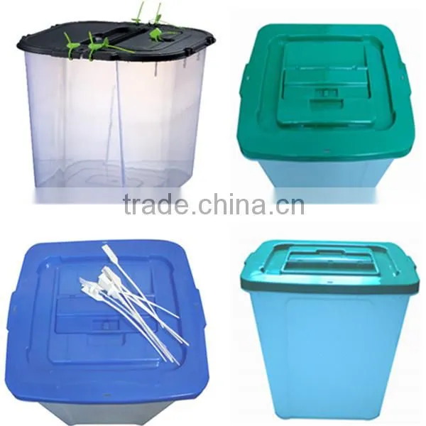 38L Clear plastic ballot suggestion vote box