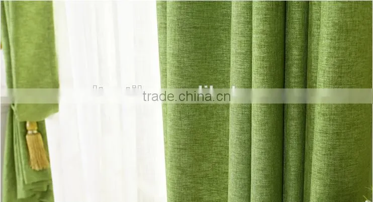 cheap curtain fabric 100% Linen blackout curtain fabric fabric for curtains