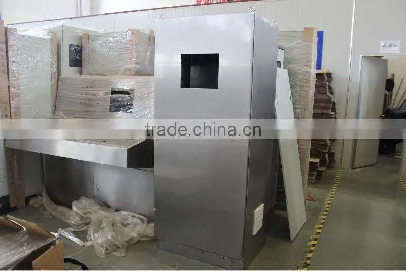 distribution box type outdoor stainless steel cabinet with hinge low price OEM CE certificate