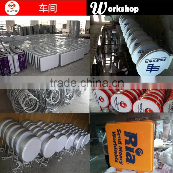 big size thermoformed acrylic light box signage