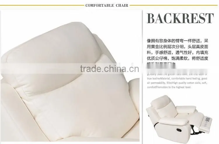 High quality white leather sofas
