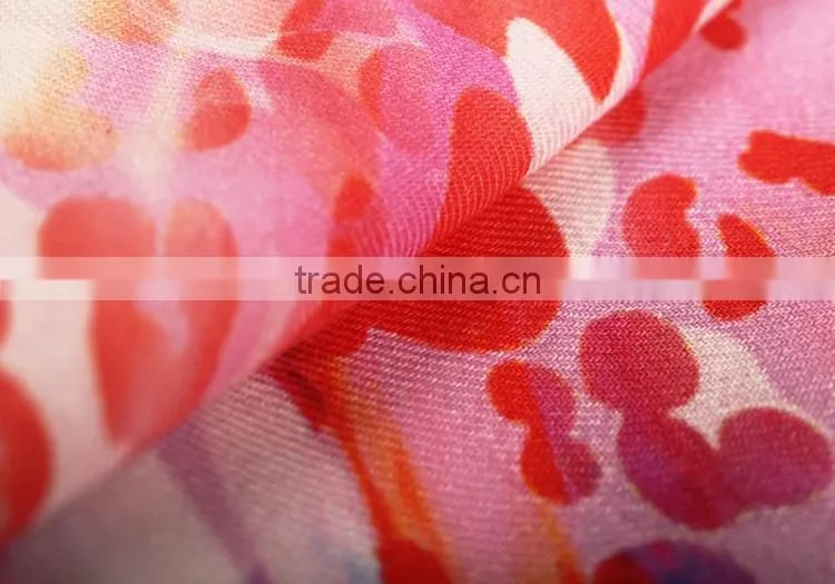 digital printed textile china manufacturer 100% viscose twill fabric