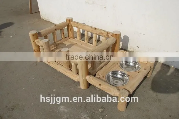 outdoor wooden pet house bed