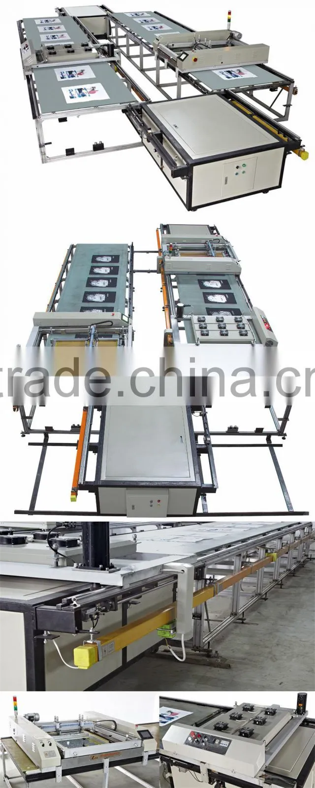 fully automatic glass screen printing machine