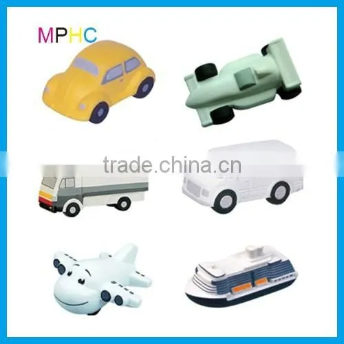 PU foam Anti Stress Squeeze Toy Car Keychain