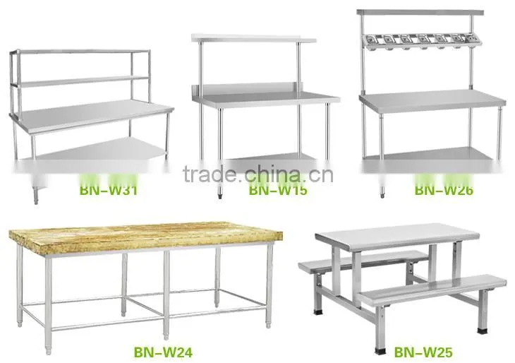 Wholesale Stainless Steel Work Table/Stainless Steel Prep Work Tables BN-W14