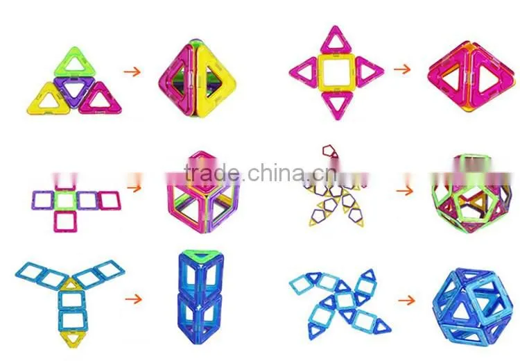 Magmagic Toys Plastic Magnetic Building Block Toys