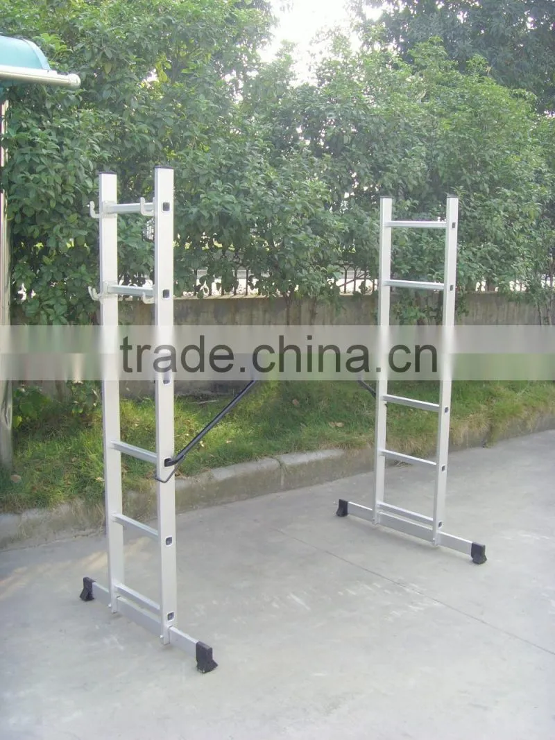 2015 General-purpose scaffold ladder type, folder ladder scaffold,aluminum folding ladder AY-J0206 with en131