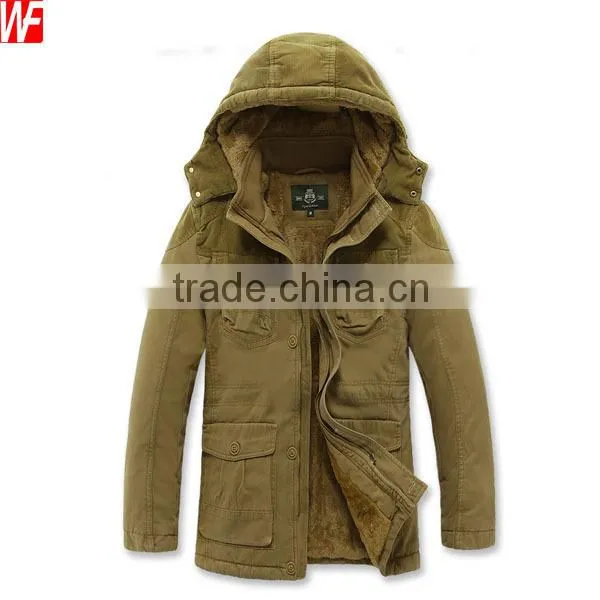 High Quality mens winter jacket coat Casual Cotton-padded mens coat