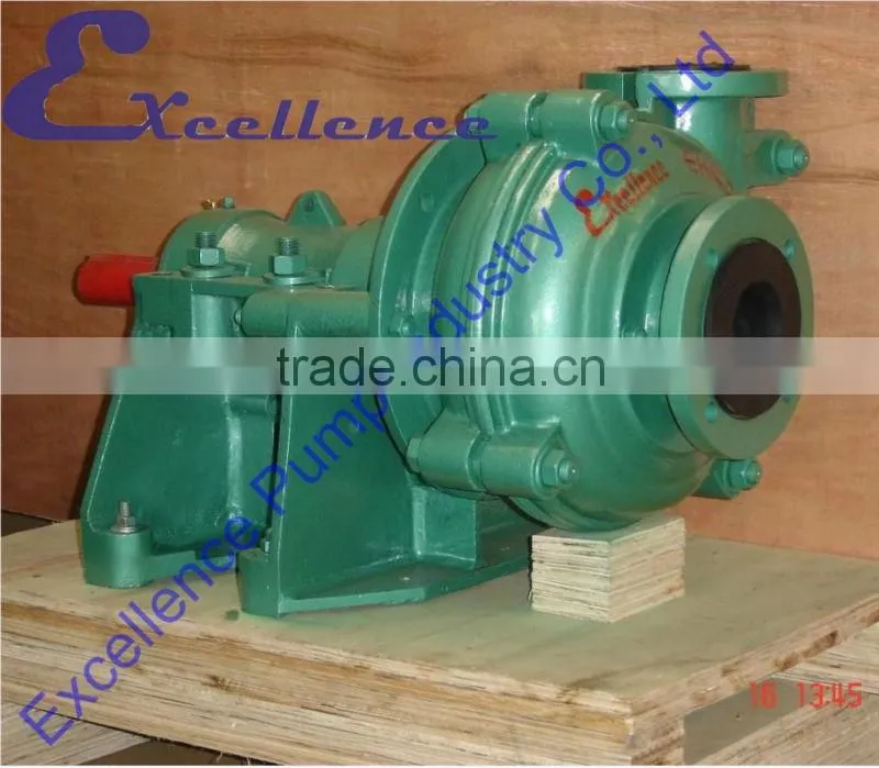 Rubber lined slurry pump for Iron ore fines