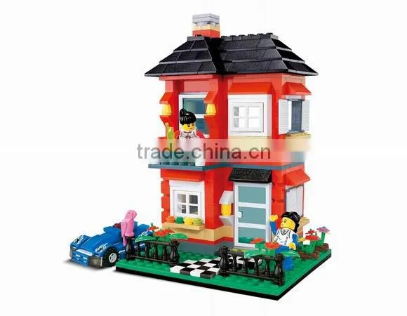 Factory Villa Brick Toys Model house building block