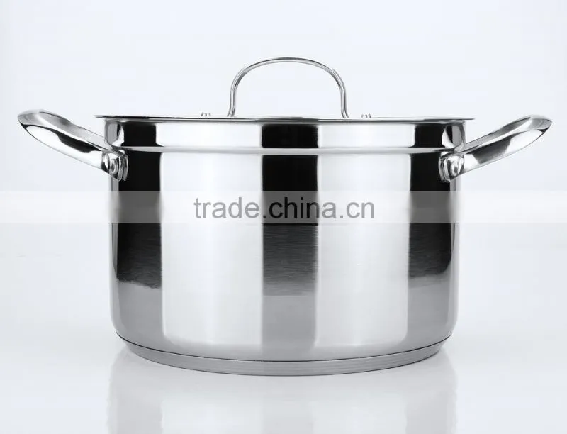 large stainless steel cookware kitchenware houseware stock pot 28cm