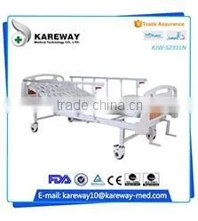 Manufacturer medical equipments 3 cranks hospital 3 function manual bed