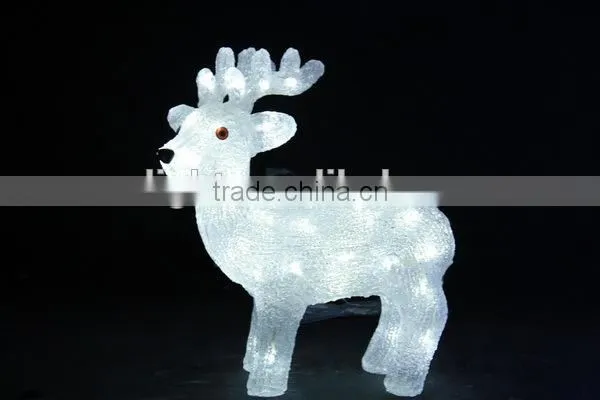 new 3D LED christmas acrylic deer motif light