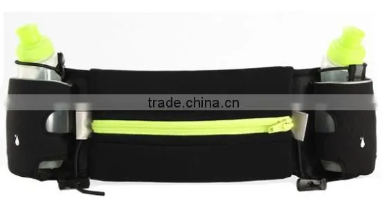 2015 2 bottles running hydration belt, promotion sports running belt