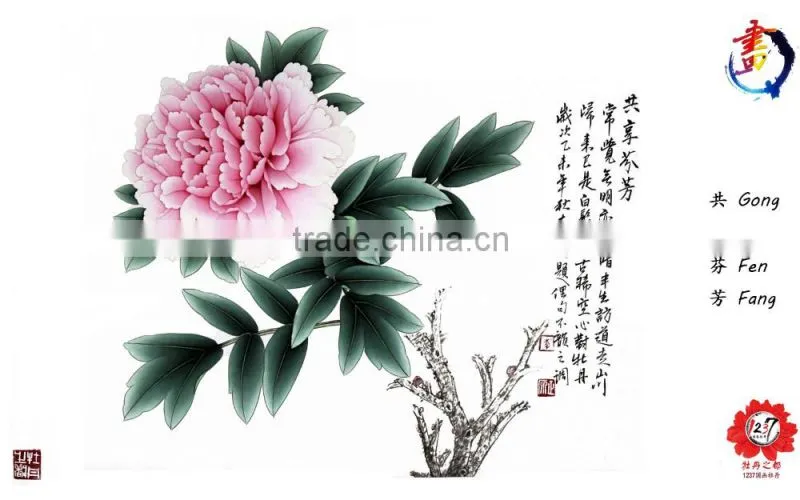 High Quanlity famous flower modern art paintings for home wall decor wholesale